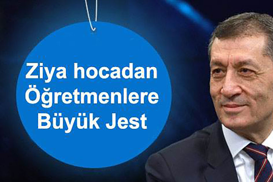 Ziya Hocadan Öğretmenlere Büyük Jest